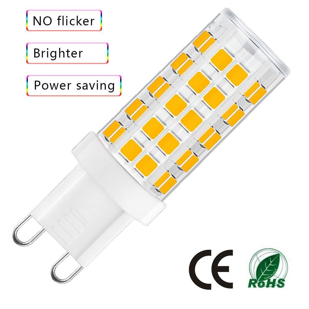 G9 LED Bulb 5Watt 40W Halogen Equivalent Warm White 3000K Non Dimmable LED Light Bulbs for Chandelier Wall Sconce Pack of 5 I SHUNFA