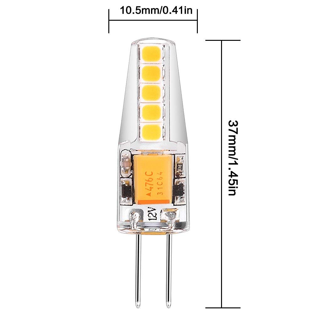 1pcs/10pcs G4 Bi-Pin 152 3014SMD LED Light Bulb Silicone Crystal Lamp White/Warm 